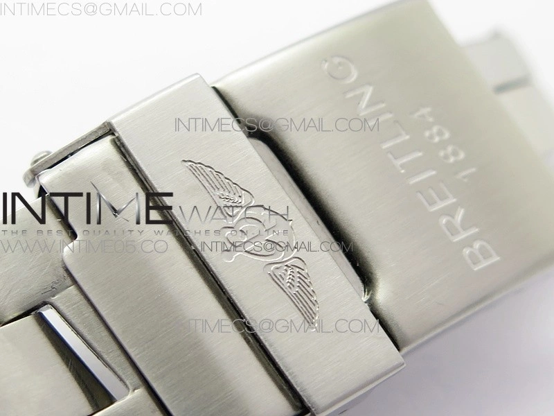 Seawolf 45mm SS B50 1:1 BestEdition SuperLumed Yellow Dial Black Numeral Markers on SS Bracelet A2824