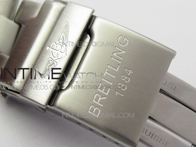 Seawolf 45mm SS B50 1:1 BestEdition SuperLumed Yellow Dial Black Numeral Markers on SS Bracelet A2824