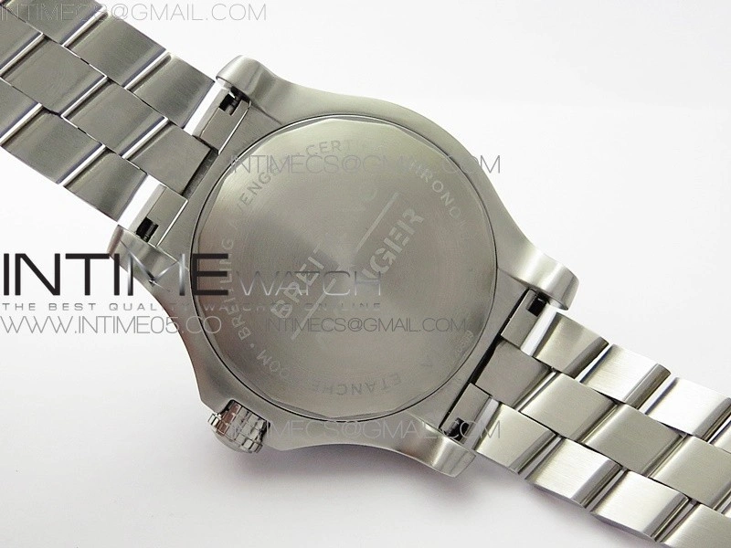 Seawolf 45mm SS B50 1:1 BestEdition SuperLumed Yellow Dial Black Numeral Markers on SS Bracelet A2824