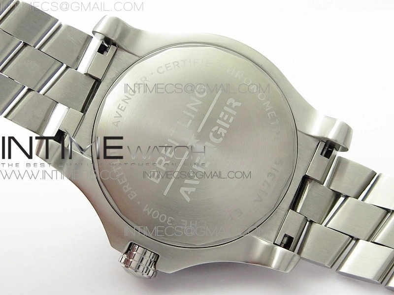 Seawolf 45mm SS B50 1:1 BestEdition SuperLumed Yellow Dial Black Numeral Markers on SS Bracelet A2824