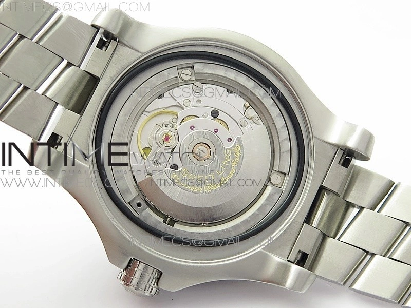 Seawolf 45mm SS B50 1:1 BestEdition SuperLumed Yellow Dial Black Numeral Markers on SS Bracelet A2824