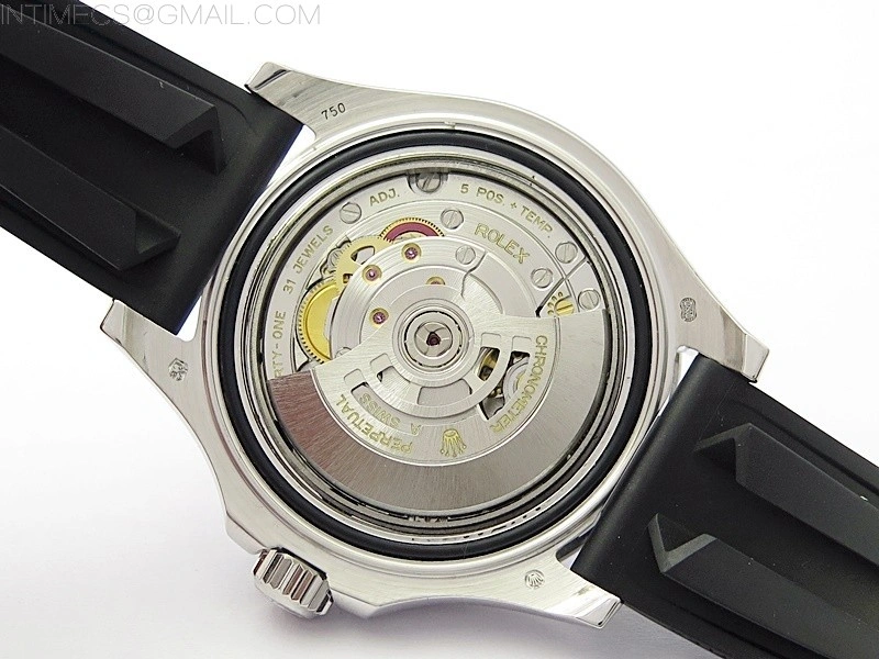 Yacht-Master 226659 KF 1:1 Gain Weight Best Edition Diamonds Bezel WG Wrapped on Oysterflex Strap VR3235