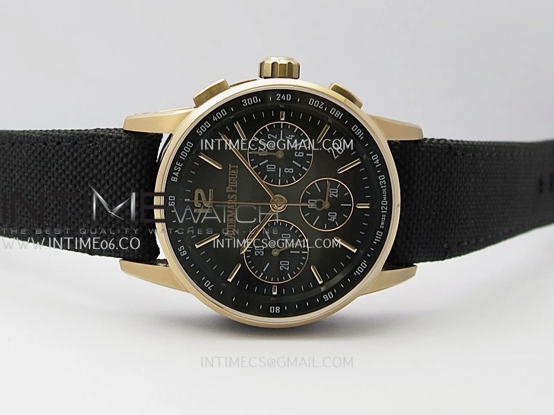 Code 11.59 Chrono 26393 RG PVD APPF Best Edition Black Dial on Black Nylon Strap A4401