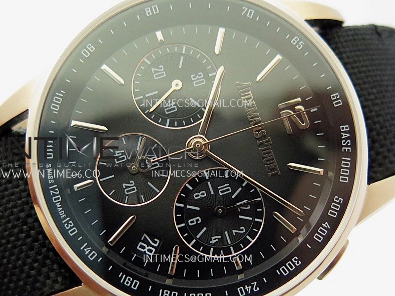 Code 11.59 Chrono 26393 RG PVD APPF Best Edition Black Dial on Black Nylon Strap A4401