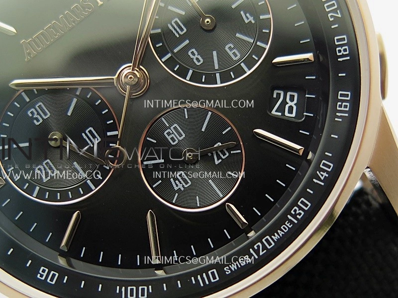 Code 11.59 Chrono 26393 RG PVD APPF Best Edition Black Dial on Black Nylon Strap A4401