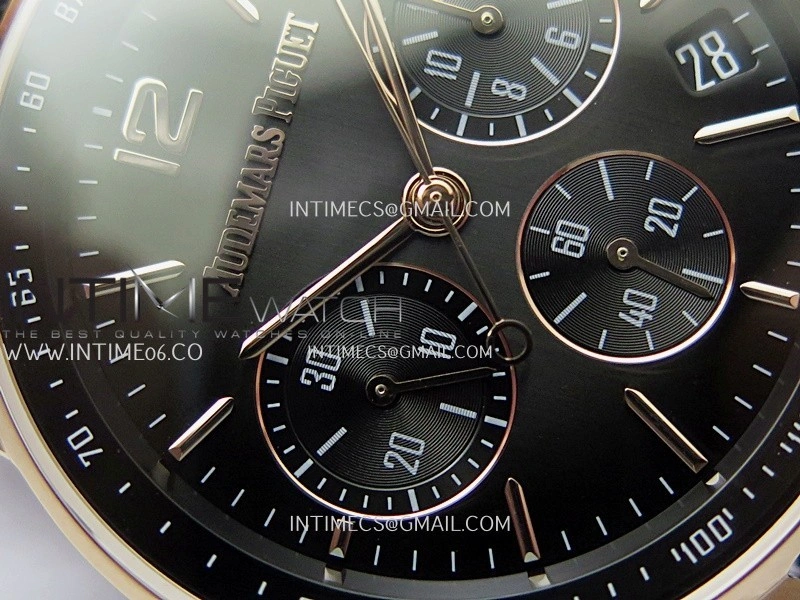 Code 11.59 Chrono 26393 RG PVD APPF Best Edition Black Dial on Black Nylon Strap A4401