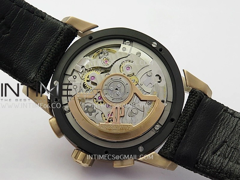 Code 11.59 Chrono 26393 RG PVD APPF Best Edition Black Dial on Black Nylon Strap A4401