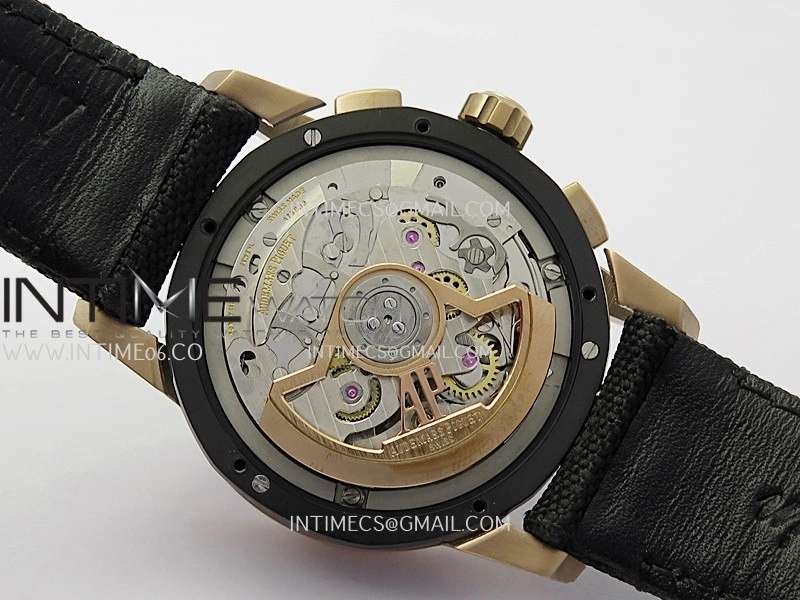 Code 11.59 Chrono 26393 RG PVD APPF Best Edition Black Dial on Black Nylon Strap A4401