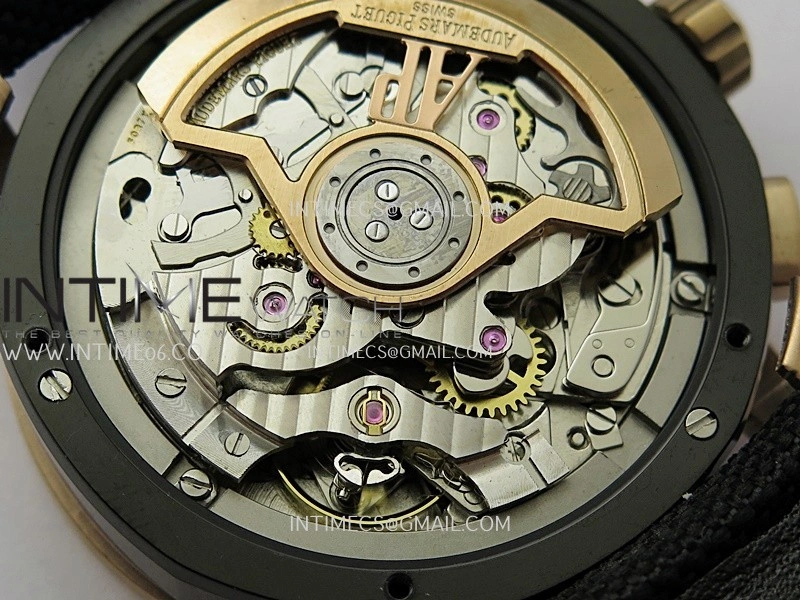 Code 11.59 Chrono 26393 RG PVD APPF Best Edition Black Dial on Black Nylon Strap A4401