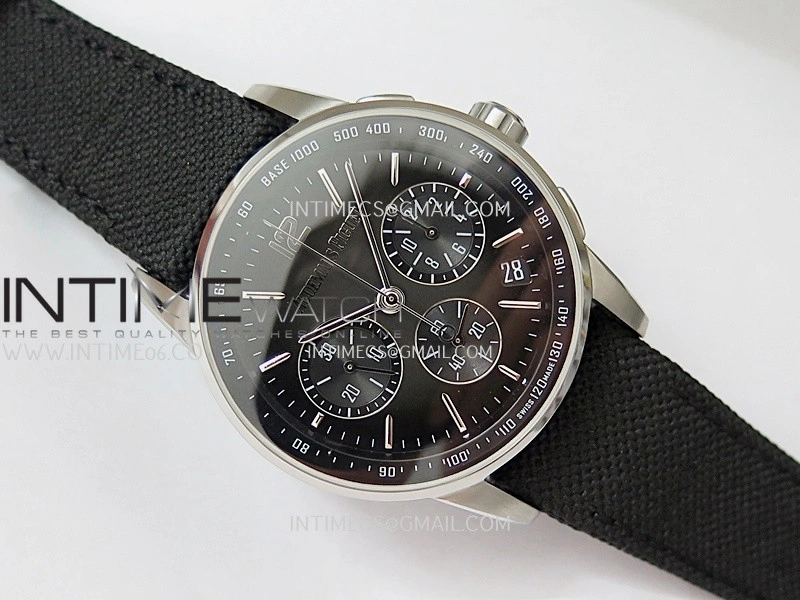 Code 11.59 Chrono 26393 SS PVD APPF Best Edition Black Dial on Black Nylon Strap A4401
