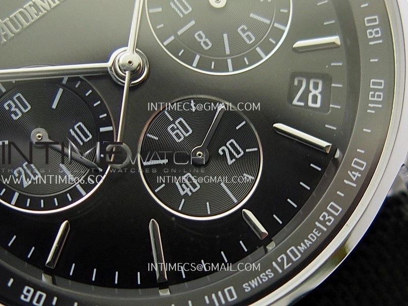 Code 11.59 Chrono 26393 SS PVD APPF Best Edition Black Dial on Black Nylon Strap A4401