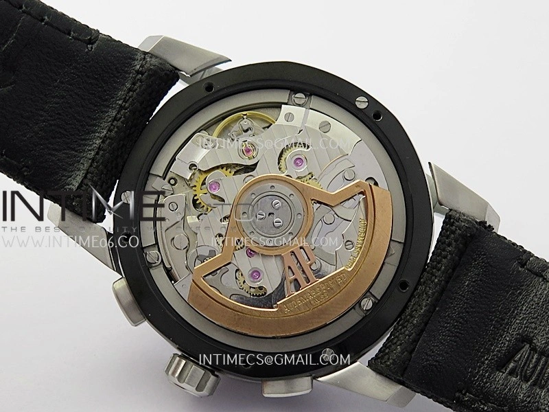 Code 11.59 Chrono 26393 SS PVD APPF Best Edition Black Dial on Black Nylon Strap A4401