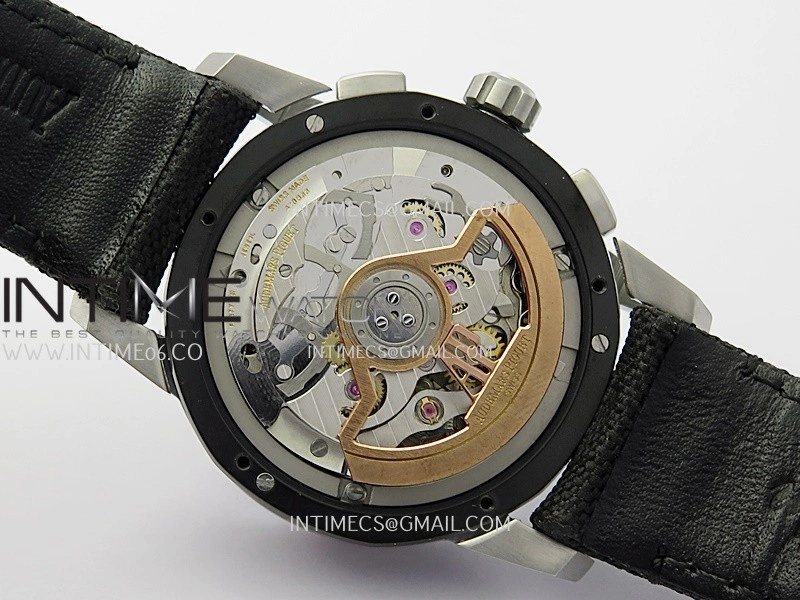 Code 11.59 Chrono 26393 SS PVD APPF Best Edition Black Dial on Black Nylon Strap A4401