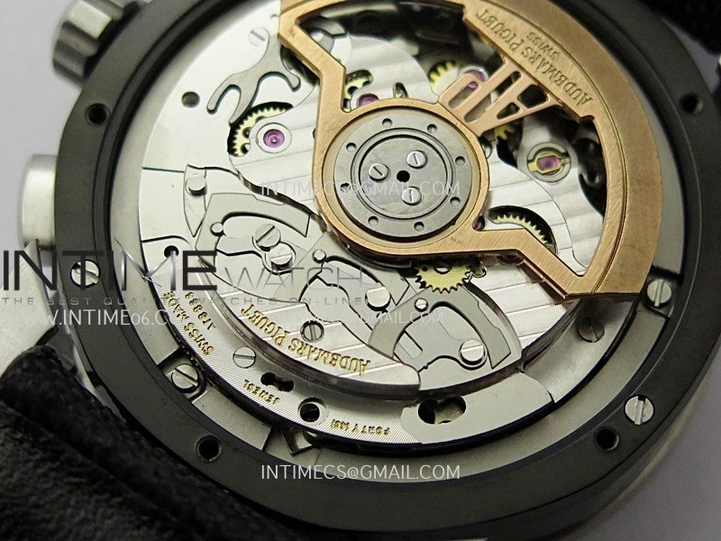 Code 11.59 Chrono 26393 SS PVD APPF Best Edition Black Dial on Black Nylon Strap A4401