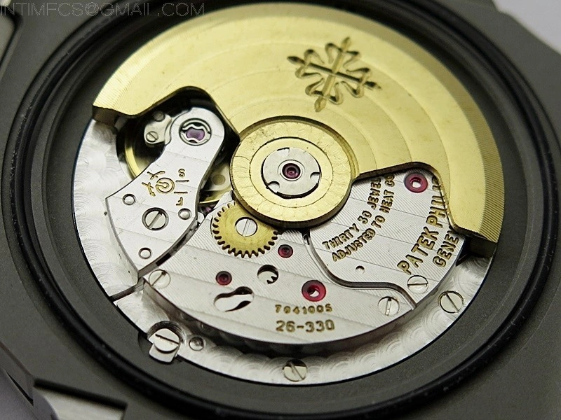 Nautilus 5711 1A PPF 1:1 Best Edition Gray Textured Dial on SS Bracelet Super Clone 26-330 V5