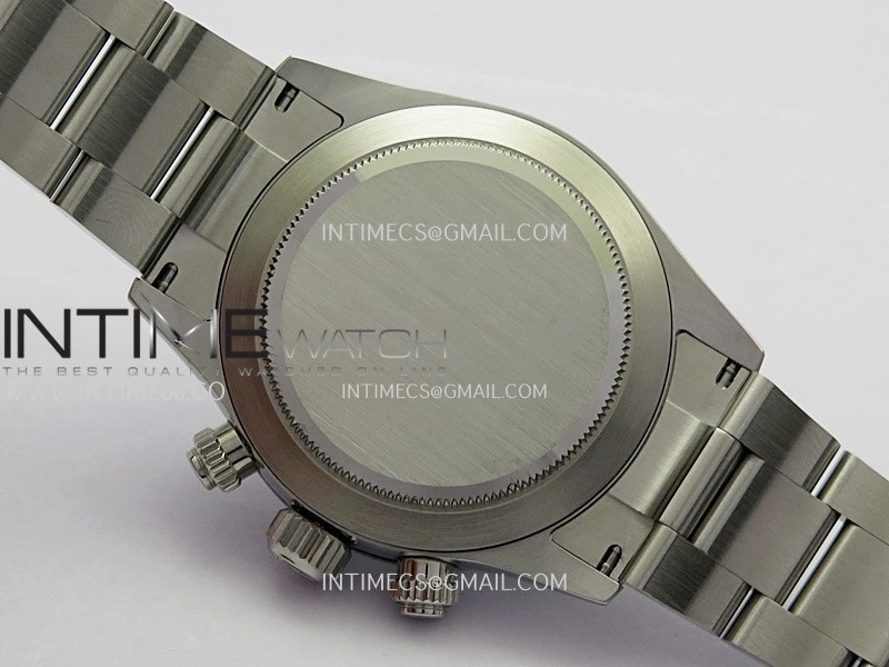 Daytona 116500 Blacken 904L SS PMSF 1:1 Best Edition Blue Dial On 904L SS Bracelet DD4130