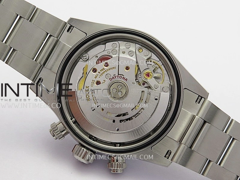 Daytona 116500 Blacken 904L SS PMSF 1:1 Best Edition Blue Dial On 904L SS Bracelet DD4130