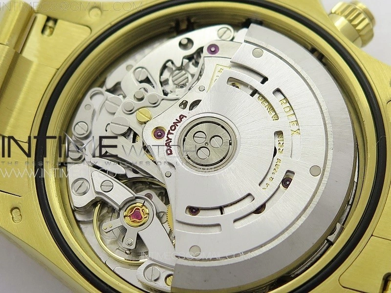 Daytona 116508 YG BTF 1:1 Best Edition 904L SS Case and Bracelet Black Sticks Dial SA4130