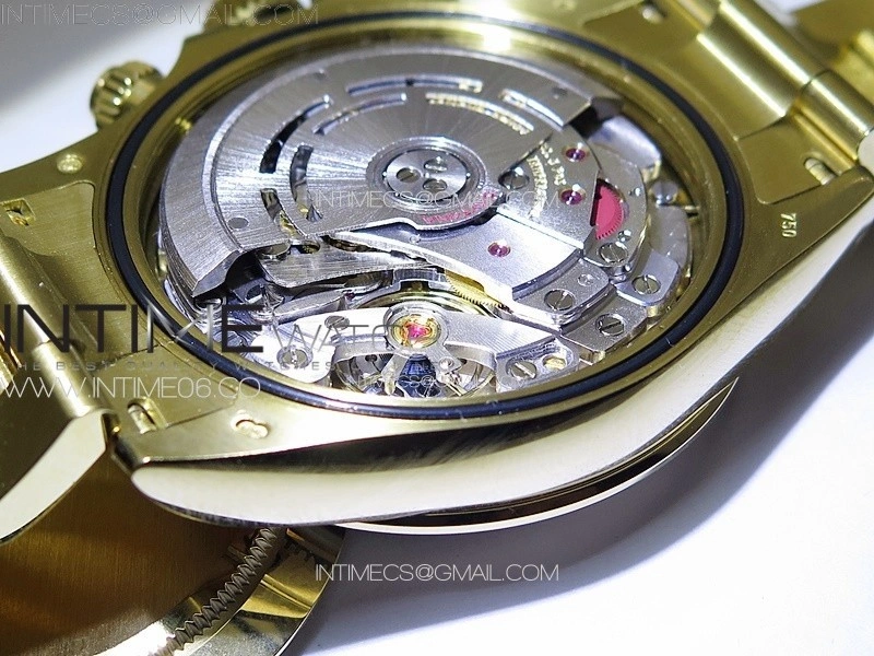 Daytona 116508 YG BTF 1:1 Best Edition 904L SS Case and Bracelet Black Sticks Dial SA4130