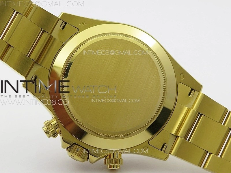 Daytona 116508 YG BTF 1:1 Best Edition 904L SS Case and Bracelet Green Sticks Dial SA4130