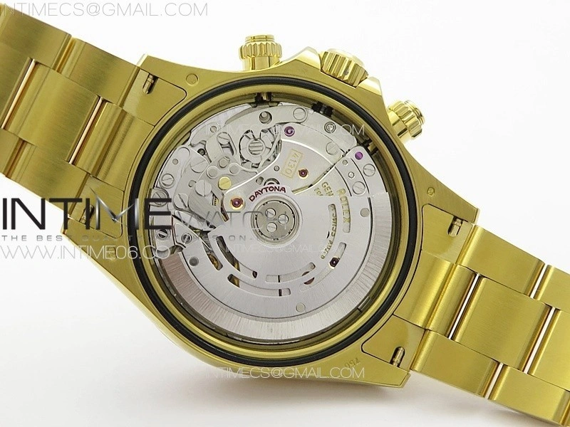 Daytona 116508 YG BTF 1:1 Best Edition 904L SS Case and Bracelet Green Sticks Dial SA4130