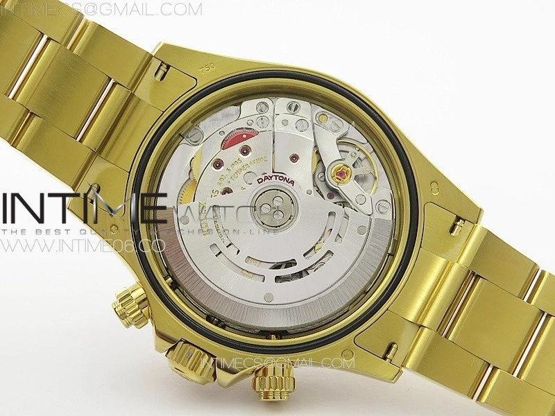 Daytona 116508 YG BTF 1:1 Best Edition 904L SS Case and Bracelet Green Sticks Dial SA4130
