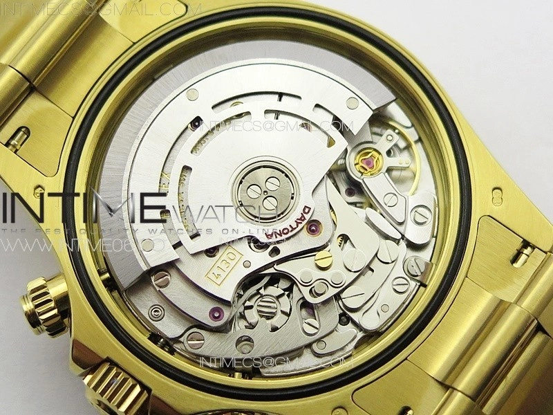 Daytona 116508 YG BTF 1:1 Best Edition 904L SS Case and Bracelet Green Sticks Dial SA4130