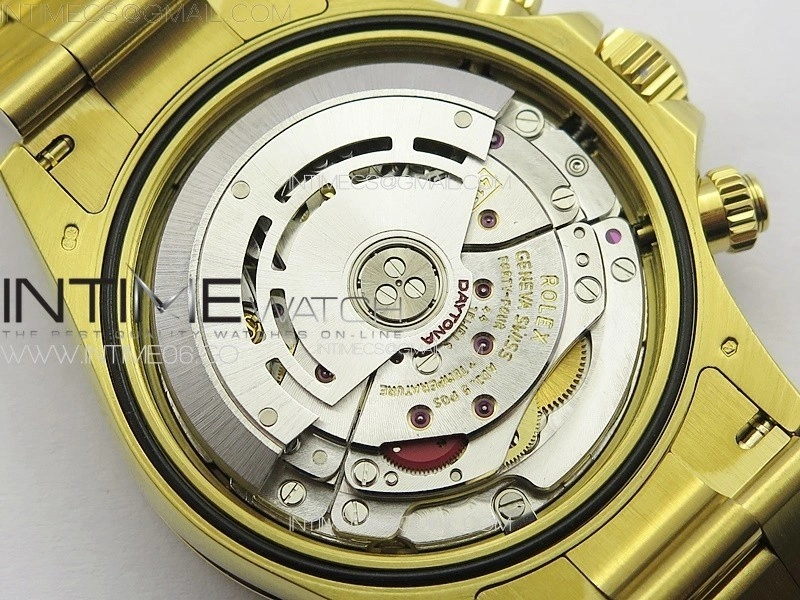 Daytona 116508 YG BTF 1:1 Best Edition 904L SS Case and Bracelet Green Sticks Dial SA4130