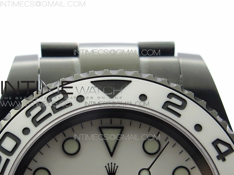 GMT-Master II 116710 DLC White Ceramic 904L Steel VRF 1:1 Best Edition White Dial SA3186 CHS V2