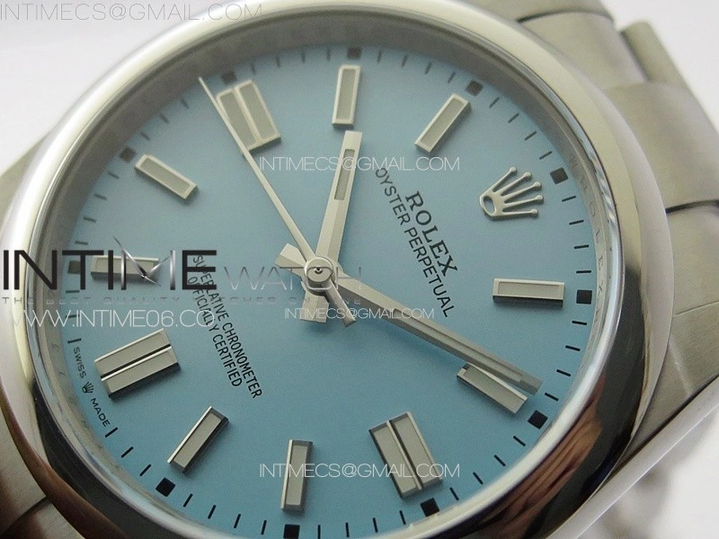 Oyster Perpetual 41mm 124300 904L Steel GMF 1:1 Best Edition Tiffany Blue Dial on SS Bracelet VR3230 V2