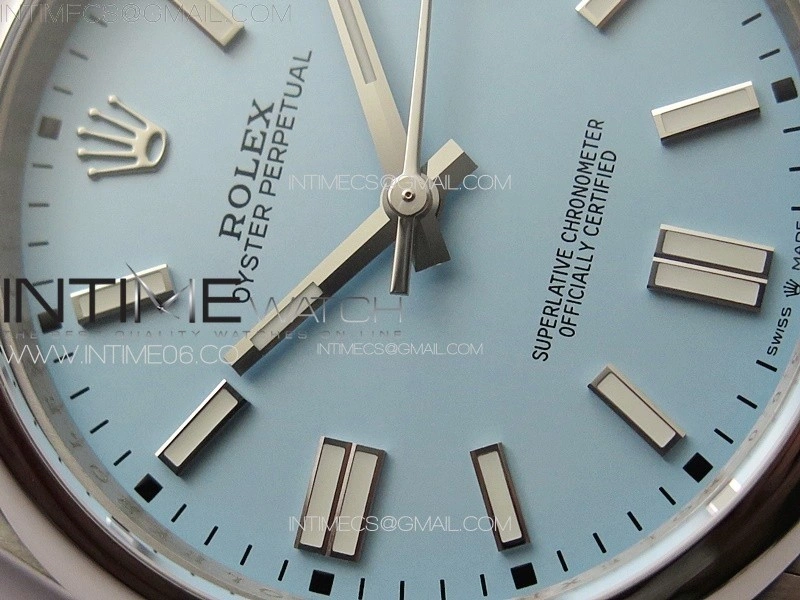 Oyster Perpetual 41mm 124300 904L Steel GMF 1:1 Best Edition Tiffany Blue Dial on SS Bracelet VR3230 V2