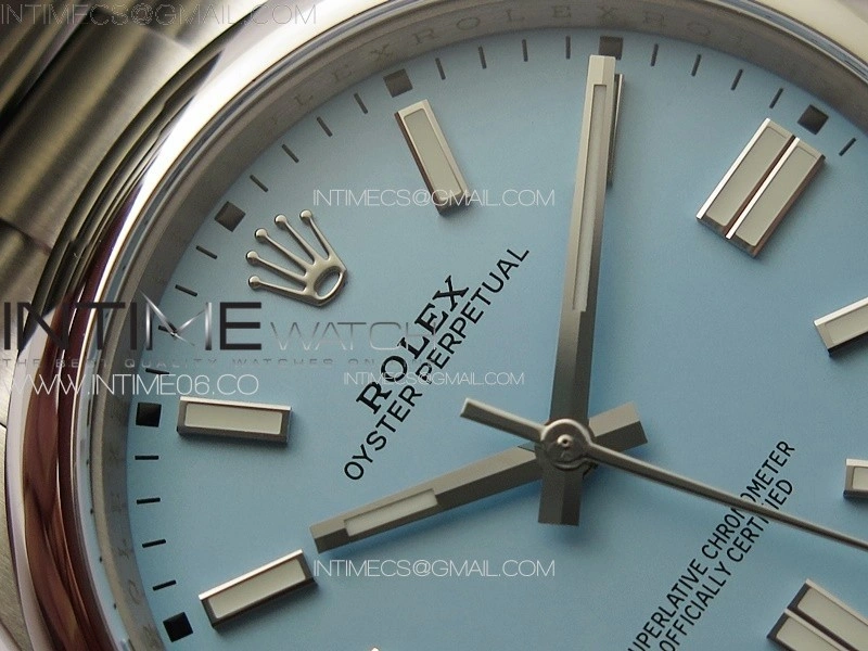 Oyster Perpetual 41mm 124300 904L Steel GMF 1:1 Best Edition Tiffany Blue Dial on SS Bracelet VR3230 V2