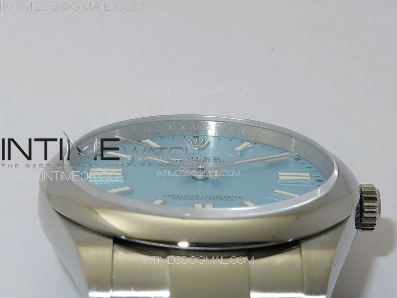 Oyster Perpetual 41mm 124300 904L Steel GMF 1:1 Best Edition Tiffany Blue Dial on SS Bracelet VR3230 V2