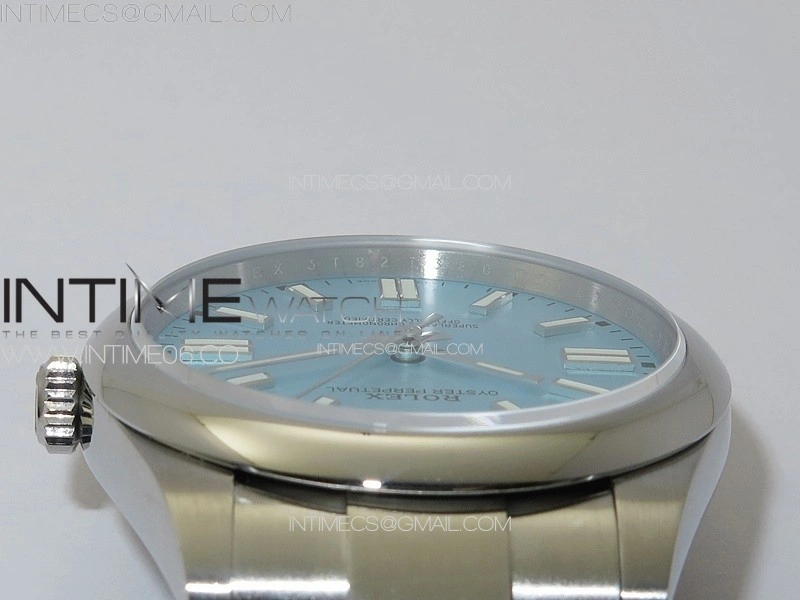 Oyster Perpetual 41mm 124300 904L Steel GMF 1:1 Best Edition Tiffany Blue Dial on SS Bracelet VR3230 V2