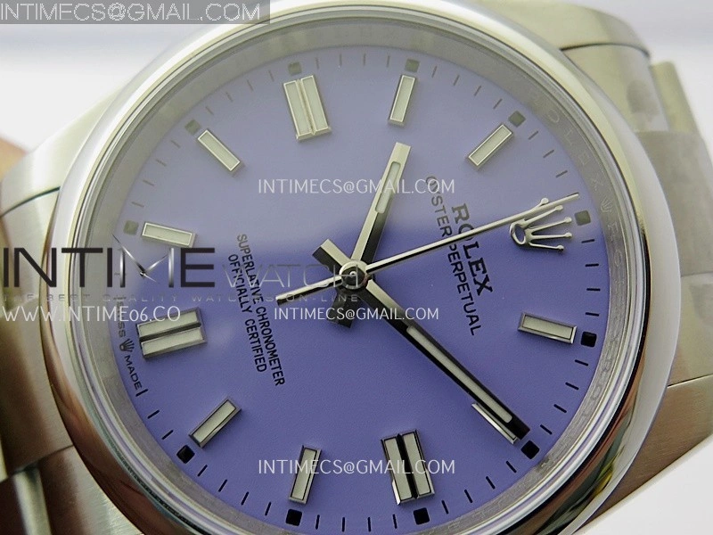 Oyster Perpetual 126000 36mm 904L SS KRF 1:1 Best Edition 2025 Lavender Purple Dial On SS Bracelet