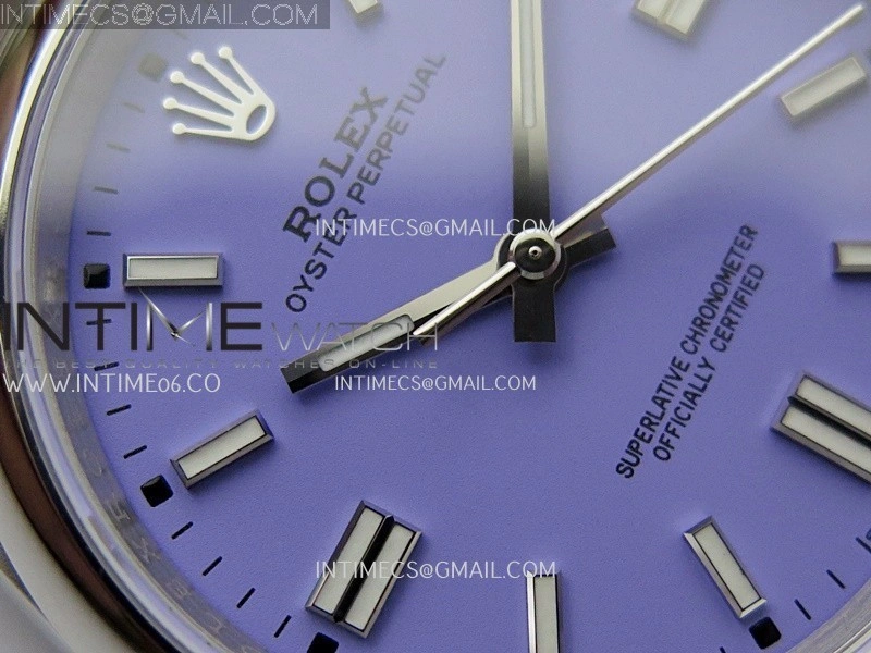 Oyster Perpetual 126000 36mm 904L SS KRF 1:1 Best Edition 2025 Lavender Purple Dial On SS Bracelet