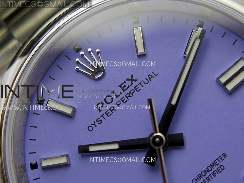 Oyster Perpetual 126000 36mm 904L SS KRF 1:1 Best Edition 2025 Lavender Purple Dial On SS Bracelet