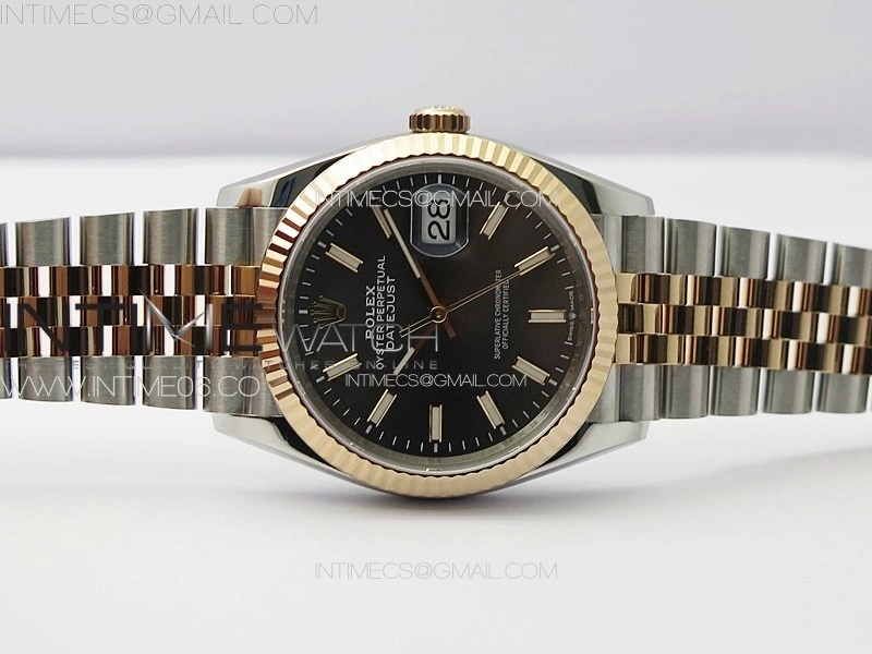 DateJust 36 SS 126231 VSF 1:1 Best Edition 904L Steel Gray Stick Dial on Jubilee Bracelet VS3235