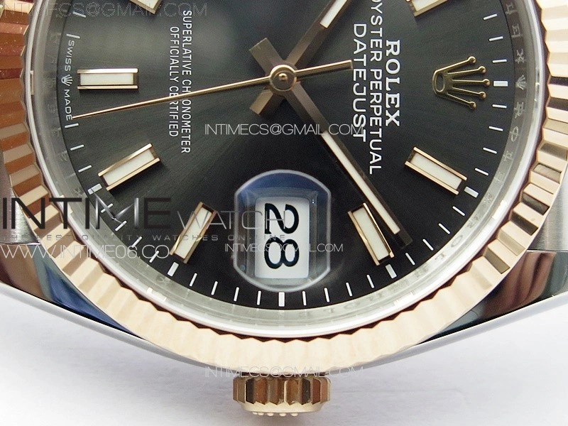 DateJust 36 SS 126231 VSF 1:1 Best Edition 904L Steel Gray Stick Dial on Jubilee Bracelet VS3235