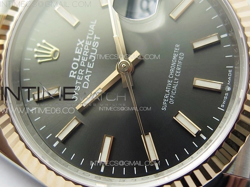DateJust 36 SS 126231 VSF 1:1 Best Edition 904L Steel Gray Stick Dial on Jubilee Bracelet VS3235