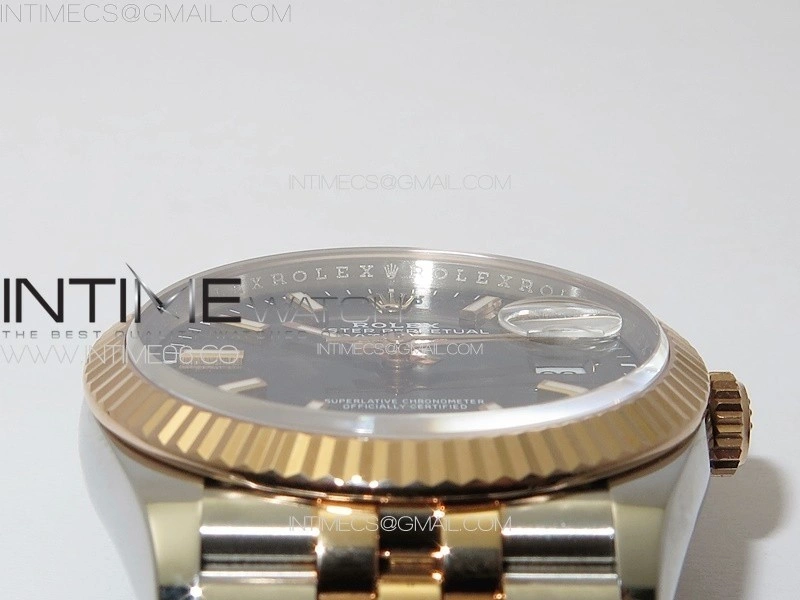 DateJust 36 SS 126231 VSF 1:1 Best Edition 904L Steel Gray Stick Dial on Jubilee Bracelet VS3235