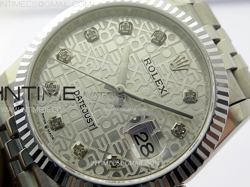 DateJust 36MM 126234 SS APSF 1:1 Best Edition Silver Jubilee Dial on SS Jubilee Bracelet SA3235