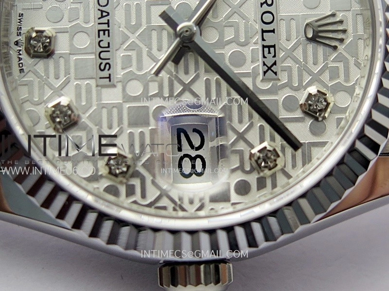 DateJust 36MM 126234 SS APSF 1:1 Best Edition Silver Jubilee Dial on SS Jubilee Bracelet SA3235