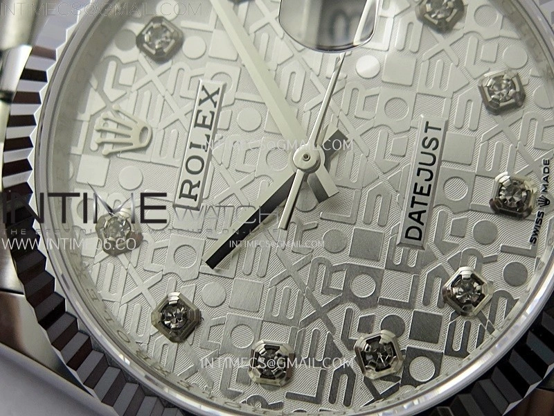 DateJust 36MM 126234 SS APSF 1:1 Best Edition Silver Jubilee Dial on SS Jubilee Bracelet SA3235