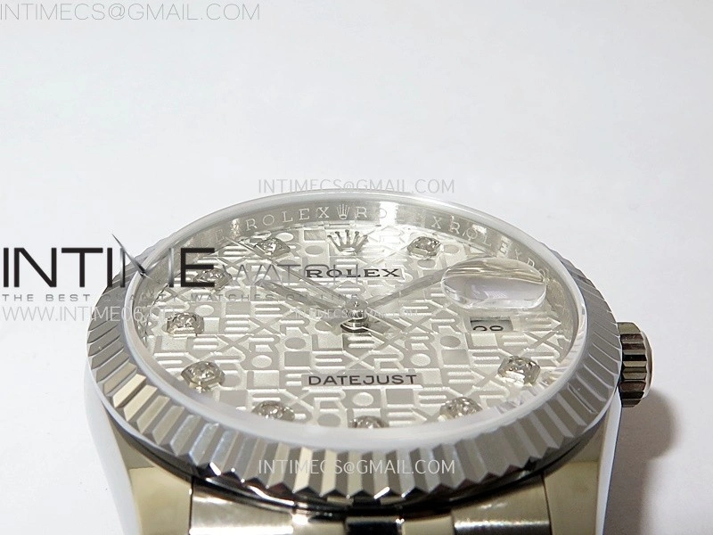 DateJust 36MM 126234 SS APSF 1:1 Best Edition Silver Jubilee Dial on SS Jubilee Bracelet SA3235