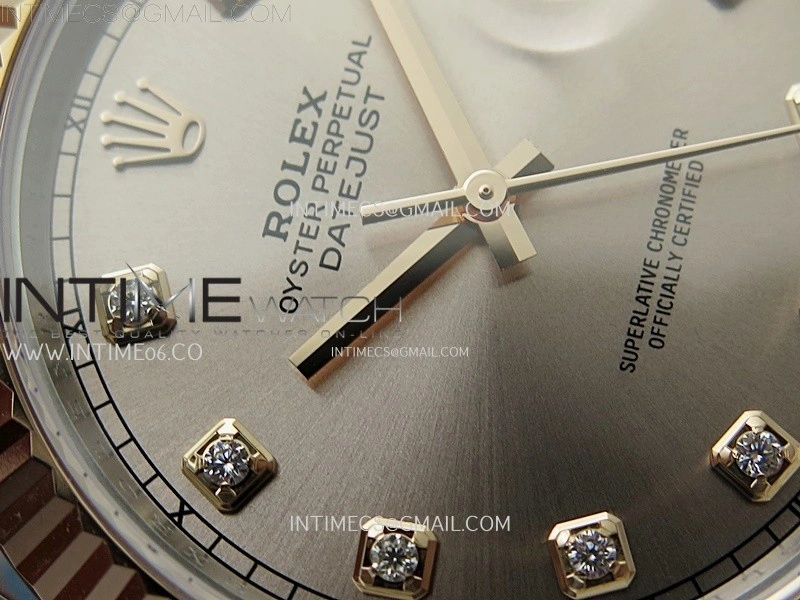 DateJust 41mm 126331 904 SS RG AR+F 1:1 RG Dial Diamond Markers On SS RG Oyster Bracelet DD3235 V2