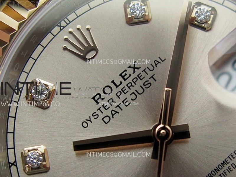 DateJust 41mm 126331 904 SS RG AR+F 1:1 RG Dial Diamond Markers On SS RG Oyster Bracelet DD3235 V2