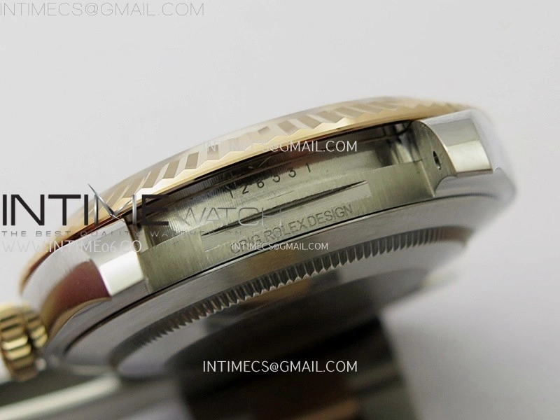 DateJust 41mm 126331 904 SS RG AR+F 1:1 RG Dial Diamond Markers On SS RG Oyster Bracelet DD3235 V2