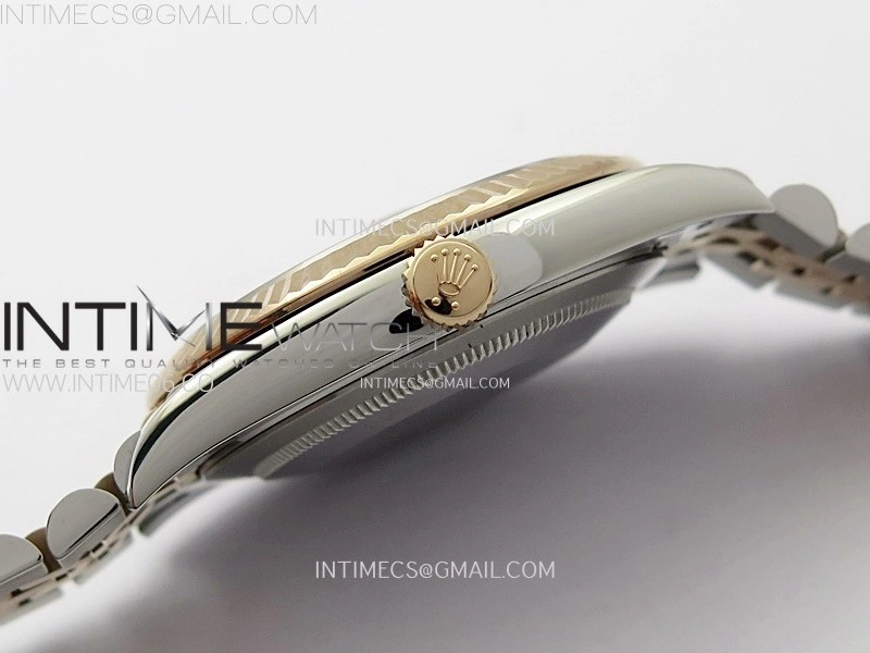 DateJust 41 126331 904L SS RG VSF 1:1 Best Edition Gray Fluted Dial on Jubilee Bracelet VS3235