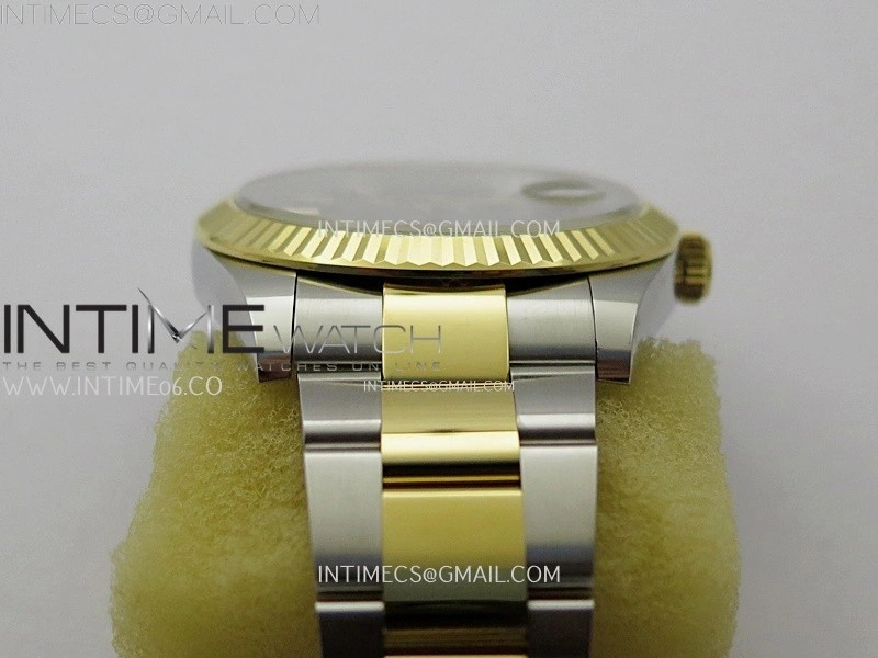 DateJust 41mm 126333 904 SS YG AR+F 1:1 Gold Dial Stick Markers On SS YG Oyster Bracelet DD3235 V2